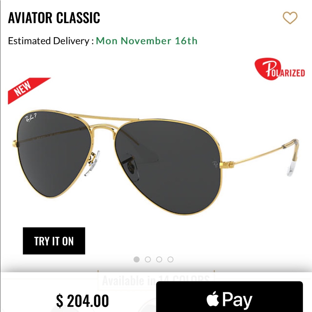 Ray-Ban Aviator Classic Polarized